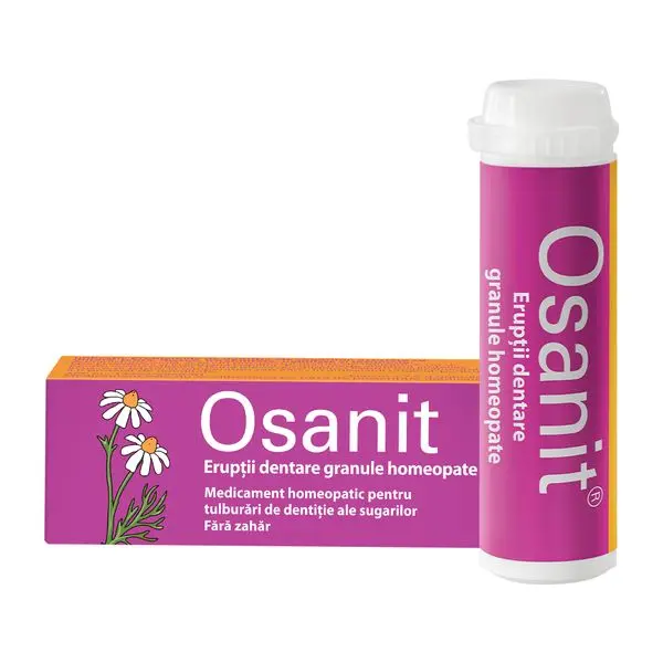Osanit granule homeopate pentru eruptii dentare, Dr. A. & L. Schmidgall | 7,5 g