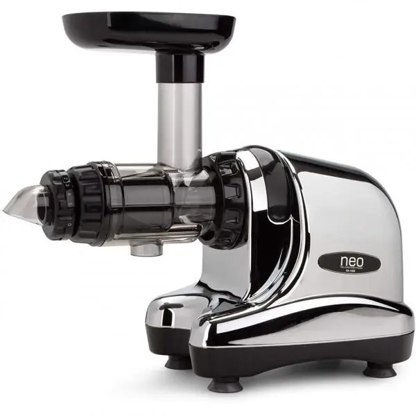 Oscar Storcator orizontal prin presare la rece Oscar DA1000, 200W, 75 RPM, recipient pulpa, 2 Site, Argintiu