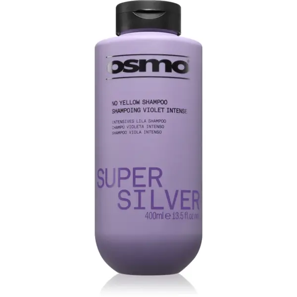 Osmo Super Silver No Yellow Shampoo șampon împotriva tonurilor galbene pentru părul blond şi gri 400 ml