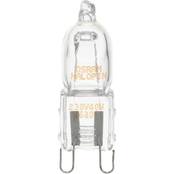 OSRAM Bec halogen OSRAM Halopin 7262777 - 00637592, Pentru cuptoare incorporabile BOSCH, G9, 40W, 240V CL, Clasa G