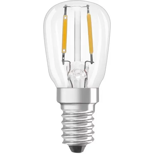 OSRAM Bec LED filament pentru frigider Osram T26, E14, 2.2W, 110 lm, lumina calda (2700K), 230V, clasa energetica G