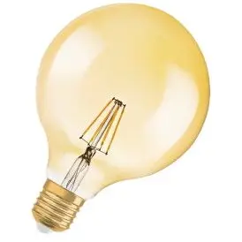 OSRAM Bec LED OSRAM Vintage (decorativ) 1906 Globe, dimabil, E27, 6.5W (55W), lumina calda (2400K), 725 lumeni, clasa energetica E