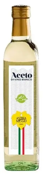 Oțet alb de vin, 6%, 500 ml, Andrea Milano