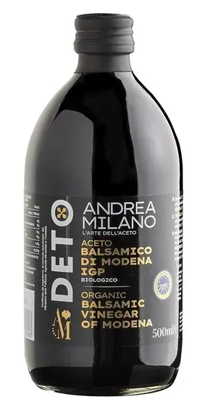 Oțet balsamic bio nefiltrat din Modena, 500 ml, Andrea Milano