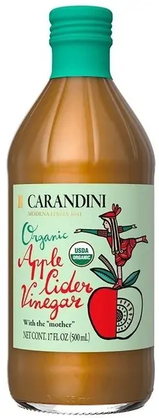 Oțet bio de mere, 500 ml, Carandini