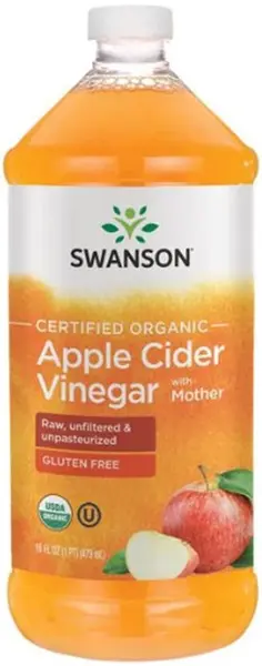 Oțet de mere organic, 473 ml, Swanson