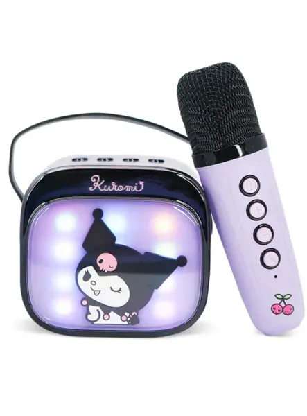 Otl Kuromi Popsing Led Light Up Wireless Karaoke Speaker With Microphone