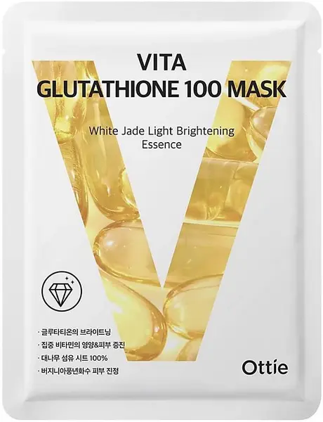 Ottie 100 Mask Mască facială pe foaie Vita Glutathione, 25 ml