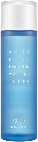 Ottie Aqua Rich Hyaluron Toner facial hidratant, 150 ml