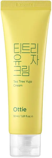 Ottie Tea Tree Yuja Cremă facială cu extract de arbore de ceai, 50 ml