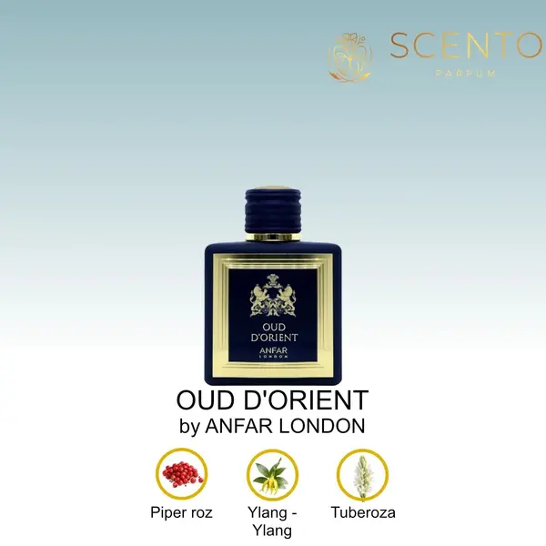 OUD D'ORIENT by ANFAR LONDON, extract de parfum, barbati, 115ML - Original Dubai