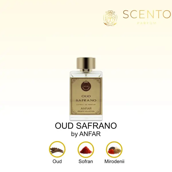 OUD SAFFRANO by ANFAR, extract de parfum, unisex, 50ML - Original Dubai