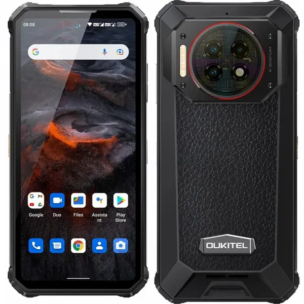 OUKITEL Telefon mobil Oukitel WP19 Pro, 6.8, 4G LTE, 8 GB RAM, 256GB, NFC 22000mAh, Android, Negru