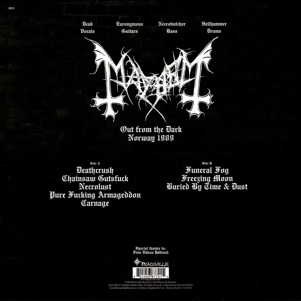 Out From The Dark - Vinyl | Mayhem