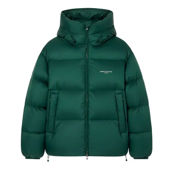 Outdoor jacket with hood green L