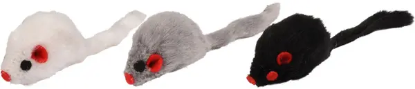 OUTLET FLAMINGO Jucărie pentru pisici Şoricel din pluş 5cm, diverse culori