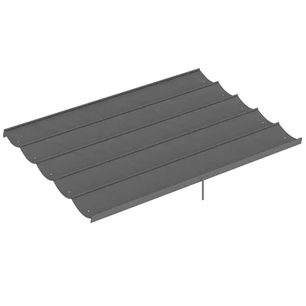 Outsunny Acoperiș de Schimb pentru Pergolă cu 10 Orificii de Drenaj, Permeabil, 4x3 m, Bej | Aosom Romania