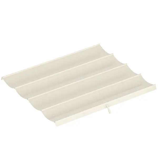 Outsunny Acoperiș Pergolă Retractabil, Copertină pentru Umbra Soarelui pentru Pergolă 3 x 2,15 m, Protecție UV30+, Crem | Aosom Romania