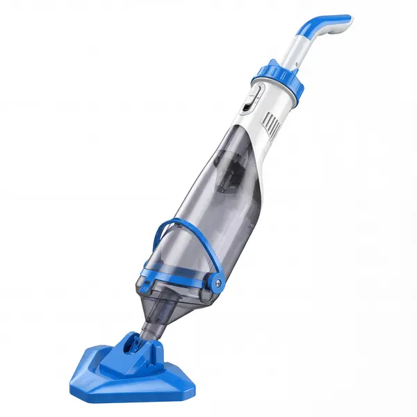 Outsunny Aspirator pentru Piscină Portabil Fără Fir, cu Perie, Ușor, cu Mâner Reglabil 63-150 cm pentru Piscine Mici, Spa, Iazuri | Aosom Romania