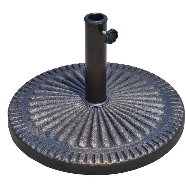 Outsunny Bază Umbrelă de Soare, Compatibilă Diametru Φ3,8-4,8cm, Rășină Durabilă, 49x32cm | Aosom Romania