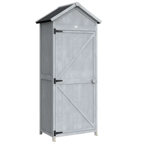 Outsunny căsuță dulap depozitare unelte exterior | Aosom Romania