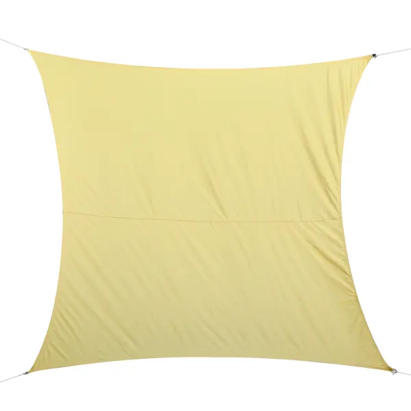 Outsunny Copertină Dreptunghiulară de Soare pentru Grădină, din Poliester, Protecție UV, 4x6 m, Bej | Aosom Romania