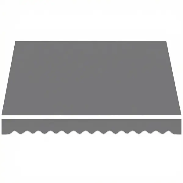 Outsunny Material de înlocuire pentru copertină – Acoperiş de protecţie solară UPF 50+ pentru cadru 3,5 x 2,5 m, Gri închis | Aosom Romania