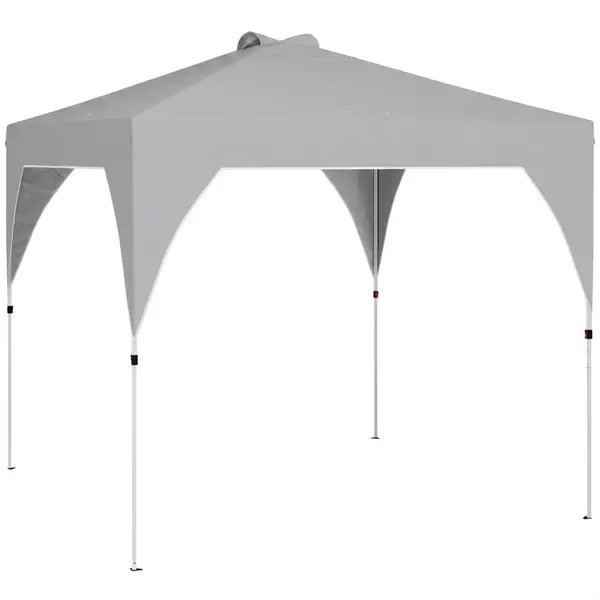 Outsunny Pavilion 3x3m Pliabil, Montaj Ușor cu Buton, UPF 50+ Protecție | Aosom Romania