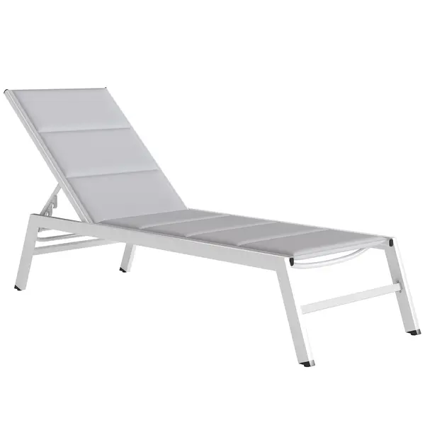 Outsunny Șezlong basculant pentru plajă | Aosom Romania