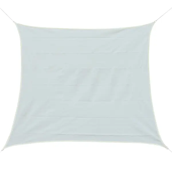 Outsunny Voal de umbrire rectangular 3 x 3 m - Protecție UV - Culoare crem | Aosom Romania