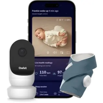 Owlet Dream Duo Dream Sock & Cam 2 set pentru bebeluși