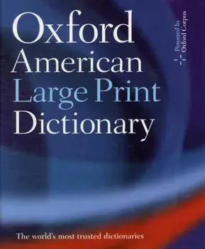 Oxford American Large Print Dictionary, Hardcover/Oxford Languages