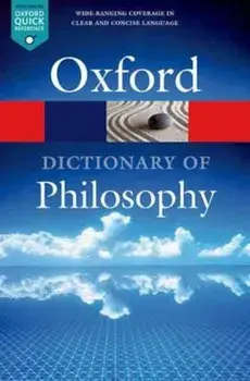 Oxford Dictionary of Philosophy, Paperback/Simon Blackburn