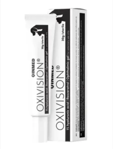 Oxivision, Gel oftalmic 1% acid hialuronic si antioxidanti pentru caini si pisici , 30 g