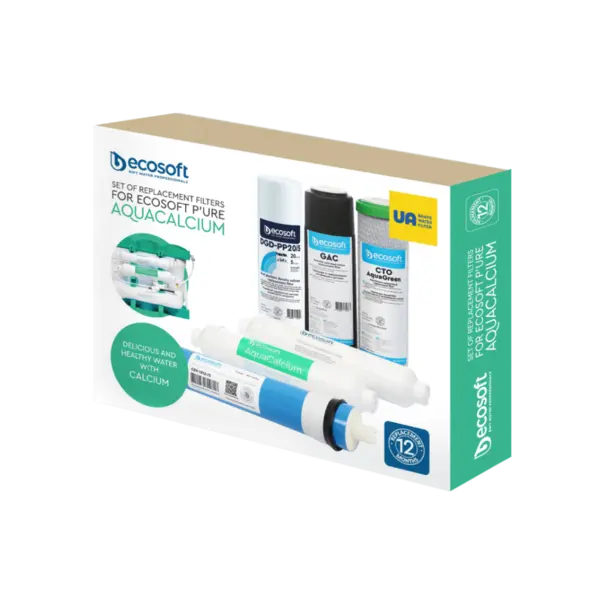 P'URE AquaCalcium Mint pachet de 6 filtre de schimb PP5-GAC-CTO-75GPD-AQUACALCIUM MINT-POST