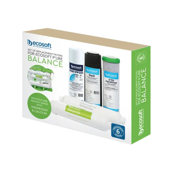 P'URE Balance set de 5 filtre de schimb PP5-GAC-CTOAG-BALANCE-POST CHV5PUREBAL