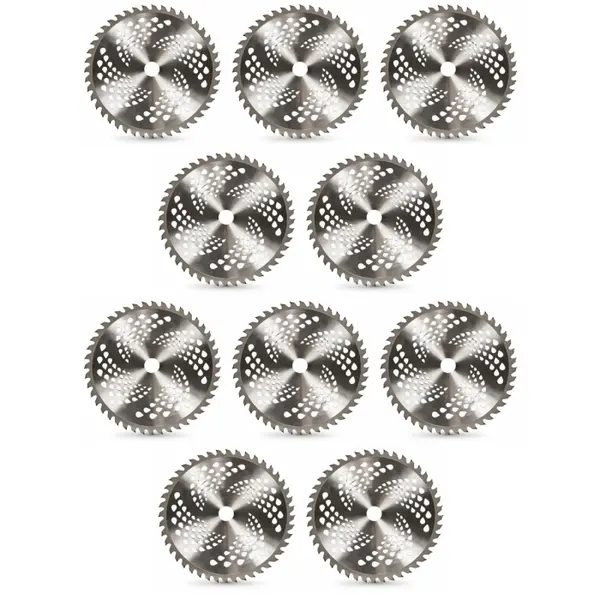 Pachet 10 x Disc de taiere pentru motocoasa, otel premium, 255x25.4x40T