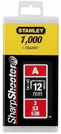 Pachet 1000 capse Stanley 12 mm