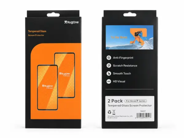 Pachet 2 bucati Folie de protectie originala din sticla pentru Rugone Xever 7 7 PRO