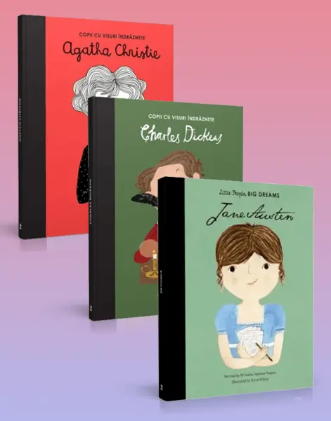 Pachet 2 Copii cu visuri indraznete (3 volume)