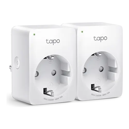 Pachet 2 prize smart, Wi-Fi, 10A, control vocal - TP-Link Tapo TapoP100(2-pack)