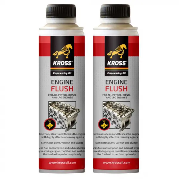 Pachet 2 x Aditiv Kross Engine Flush pentru curatare motor 250 ml