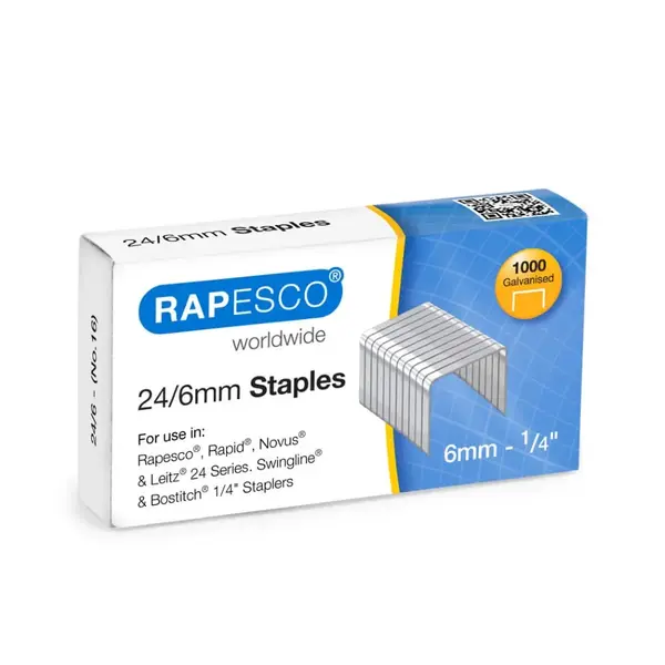 Pachet 20 buc capse 24/6 rapesco 1000 bucati/cutie Capse 24/6 Rapesco 1000 bucati/cutie