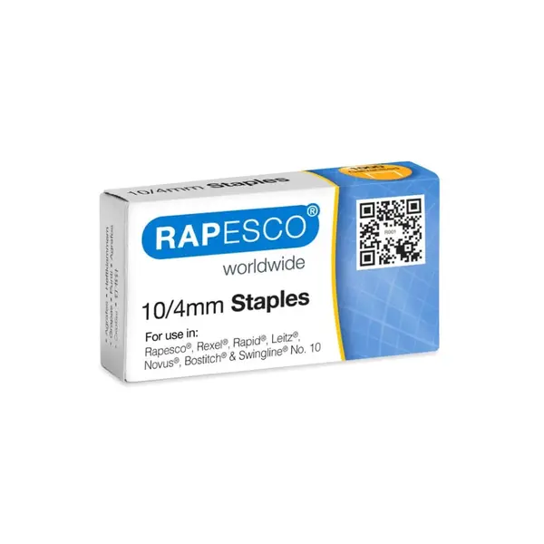 Pachet 20 buc capse nr. 10 rapesco 1000 bucati/cutie Capse Nr. 10 Rapesco 1000 bucati/cutie