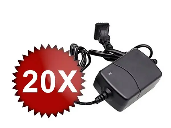 Pachet 20 x Alimentator camera supraveghere 12V 1A in comutatie, Alim1Ax20