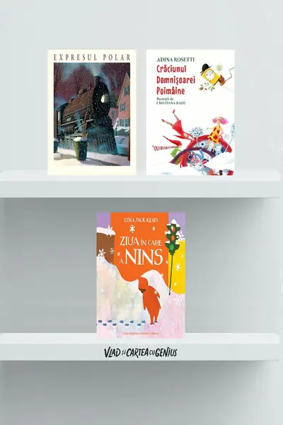 Pachet 3 cărți de Crăciun ilustrate (pentru fetițe de 4-7 ani) - Chris Van Allsburg, Adina R...