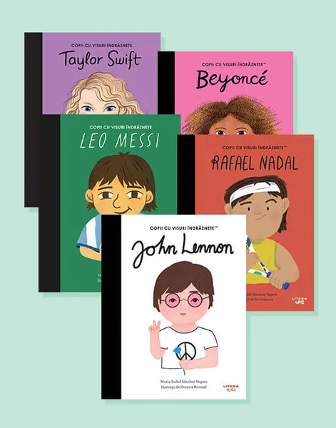 Pachet 3 Copii cu visuri indraznete (5 volume)
