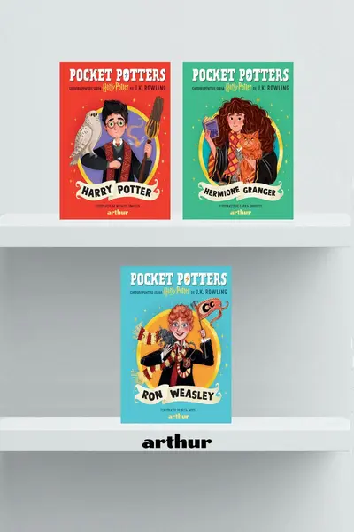 Pachet 3 ghiduri pentru Seria Harry Potter (Harry, Hermione și Ron) - J.K.Rowling