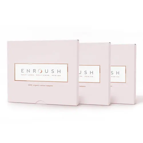 Pachet 3 x Tampoane 100% Organice MINI, 16 bucăți | Enroush