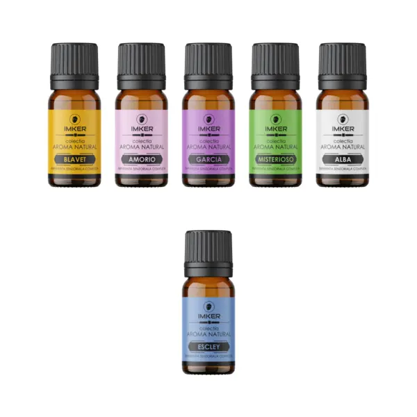 Pachet 5 + 1 GRATIS rezerve de parfum ambient IMKER din colectia AromaNatural 10 ml TOP 5